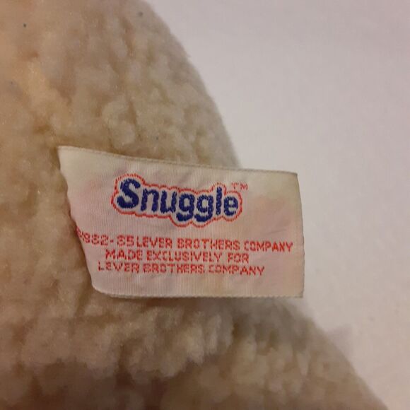 Vintage Original 1982 Trademark Snuggles Bear Note Adorable - Picture 7 of 8